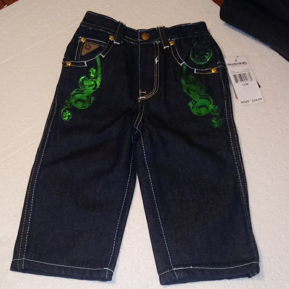 Akademiks Graphic Design Baby Jean-NWT 12M